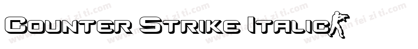 Counter Strike Italic字体转换